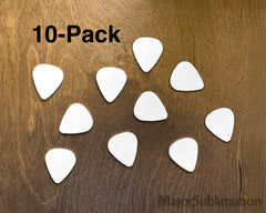 10 Pack Blank Sublimation Guitar Picks