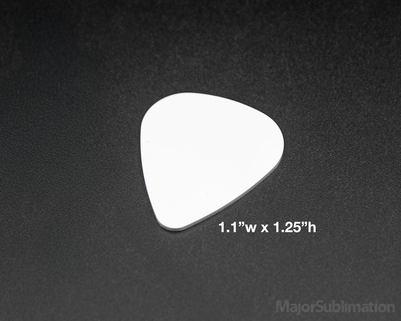 10 Pack Blank Sublimation Guitar Picks