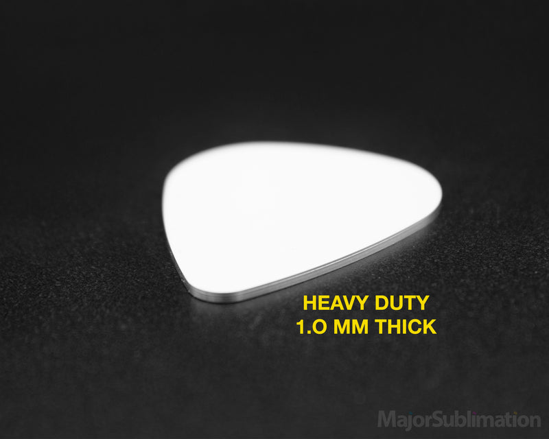 10 Pack Blank Sublimation Guitar Picks