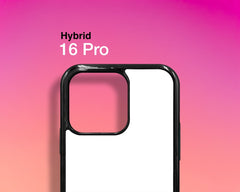 Hybrid 2 - in - 1 Sublimation Cases for Apple iPhone 16 Pro - Major Sublimation