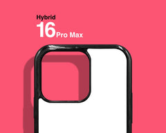 Hybrid 2 - in - 1 Sublimation Cases for Apple iPhone 16 Pro Max - Major Sublimation