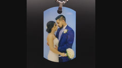 Double Sided Sublimation Dog Tag w/ Chain