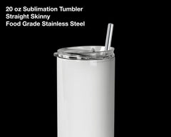 20 oz Sublimation Tumbler Blanks  - Major Sublimation