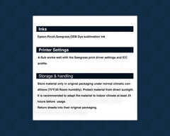 A-sub 8.5x11 Sublimation Paper 125 G 110 Sheets - Major Sublimation