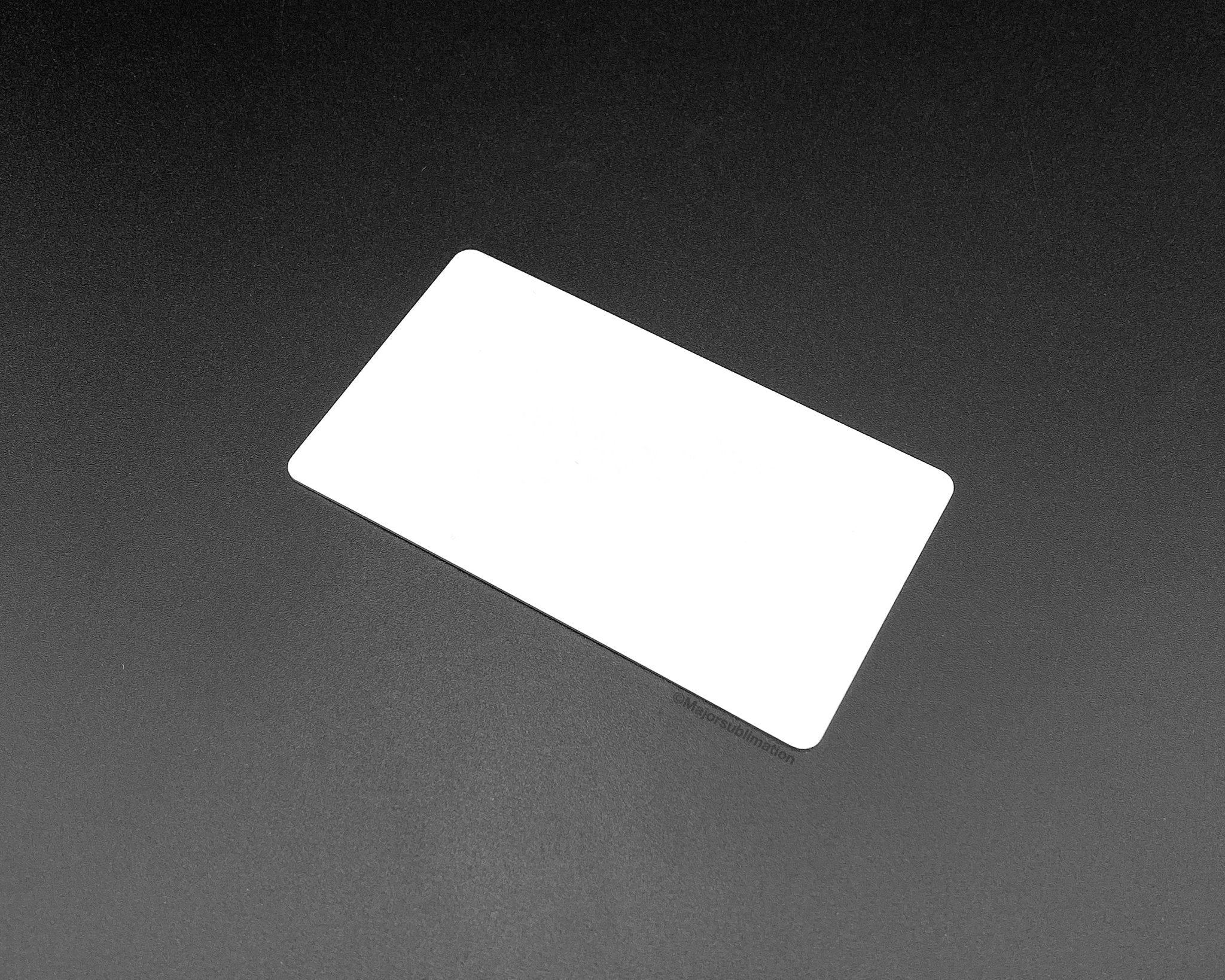 Aluminum One Sided Sublimation Business Card Plate - 3.5 x 2