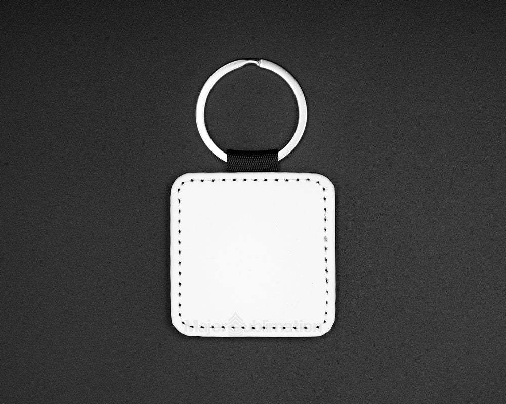 Conde Sublimation Blank PolyLeather Keychain - Square - NLP117